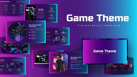 Game Powerpoint Templates and Google Slides Themes.